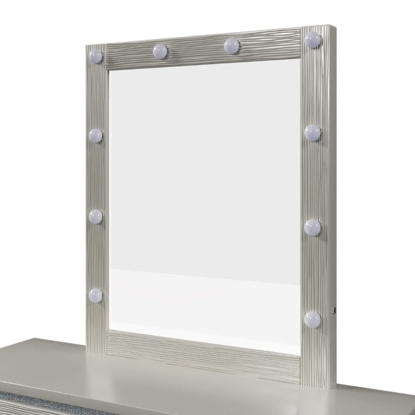 stylish vanity lighted mirror