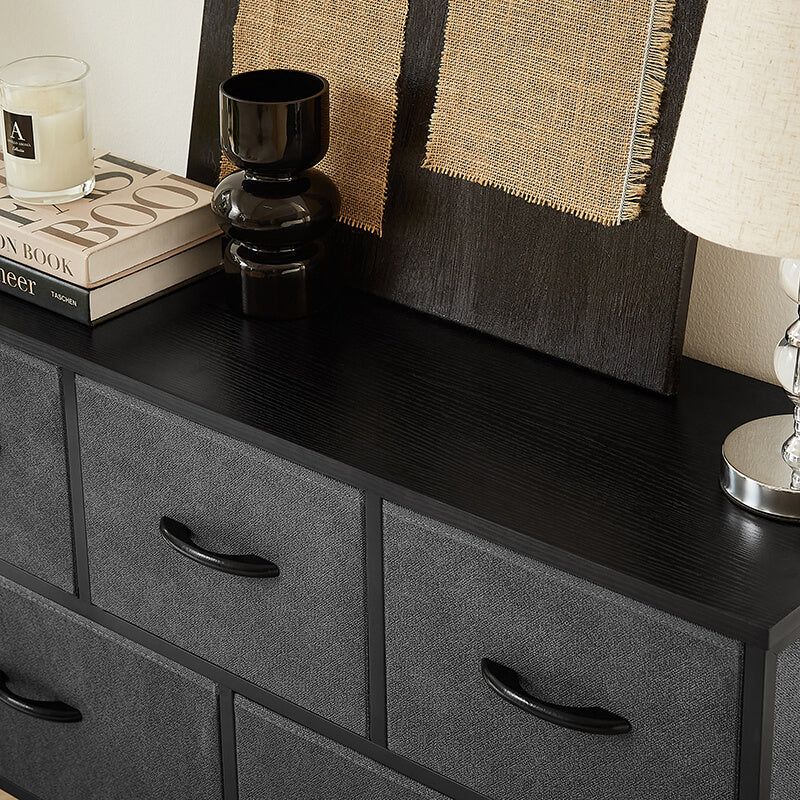 Modern Dark Gray Storage Dresser