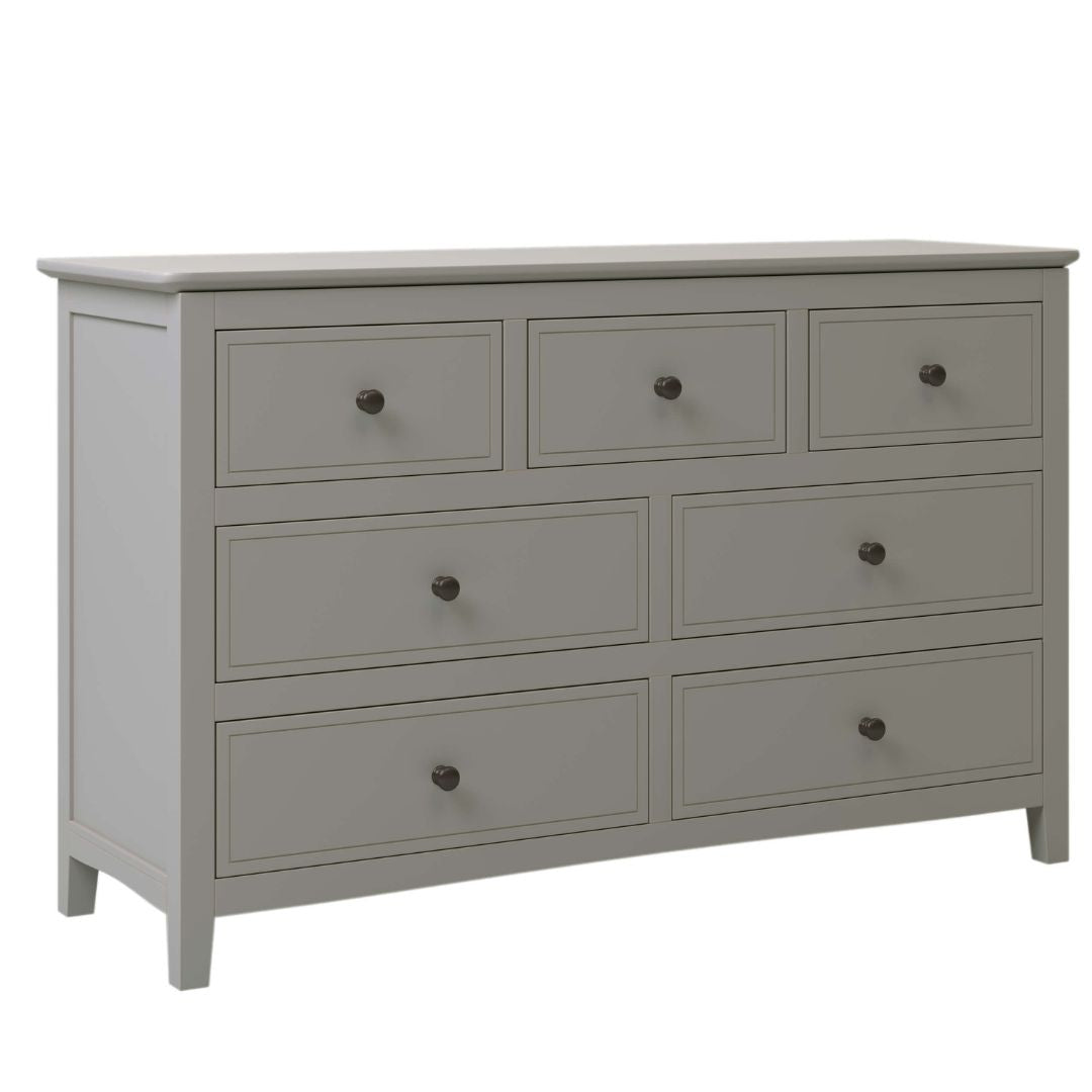  7-Drawer Dresser in a white background 