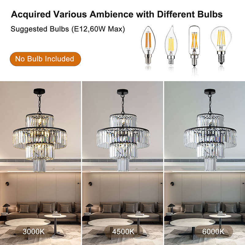 compatible bulbs and different ambience 