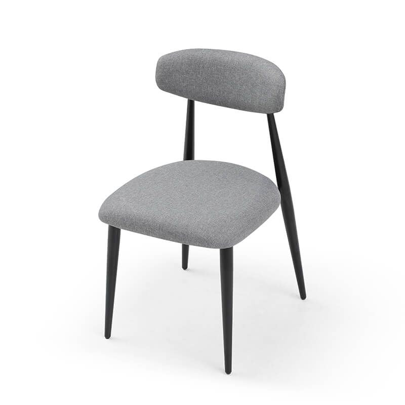 Curved Upholstered Backrest chair