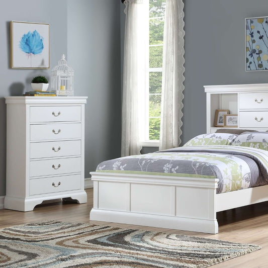 Modern White Bedroom Chest of Drawer