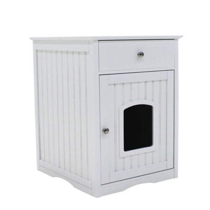 Multipurpose Wooden Pet House Cat Litter Box