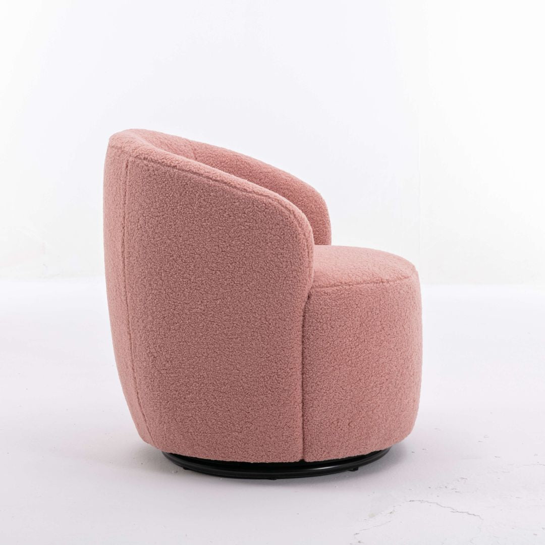 side view of the accent armchair