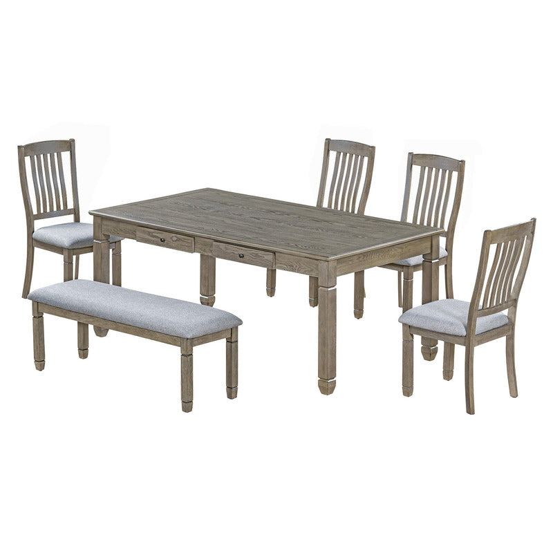 rustic farmhouse dinner furniture set