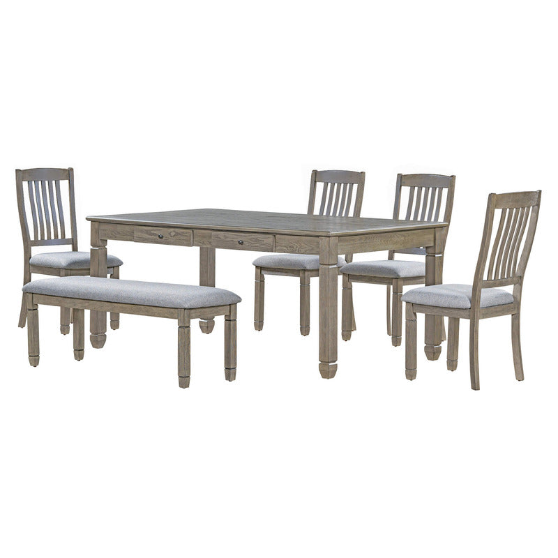 rustic farmhouse dinner furniture set