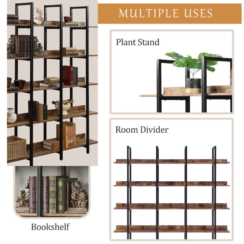 freestanding tall bookshelf