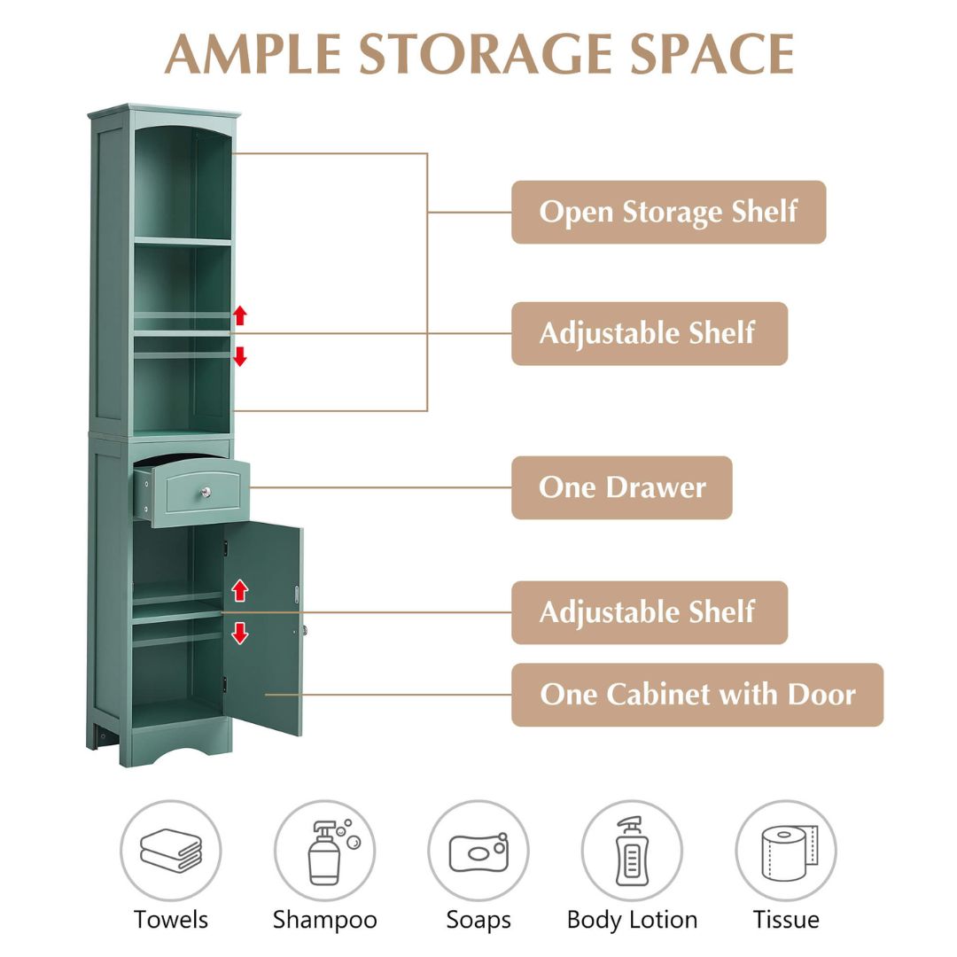 Ample storage space 