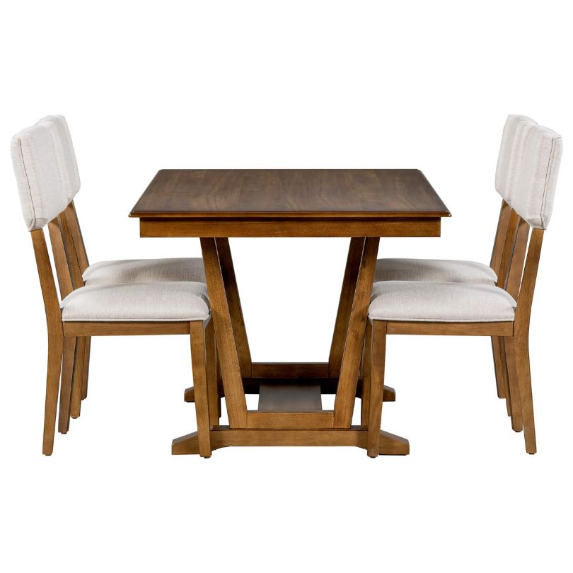 Dining table and chairs